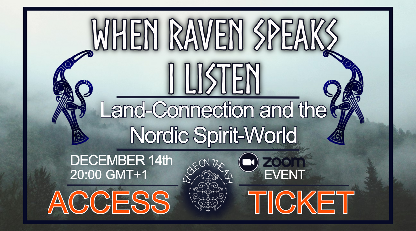 ACCESS TICKET: "WHEN RAVEN SPEAKS I LISTEN"- Special Zoom Event Dec 14