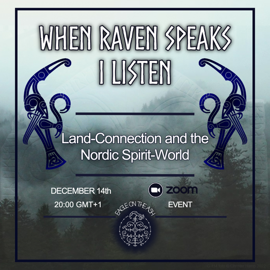 ACCESS TICKET: "WHEN RAVEN SPEAKS I LISTEN"- Special Zoom Event Dec 14
